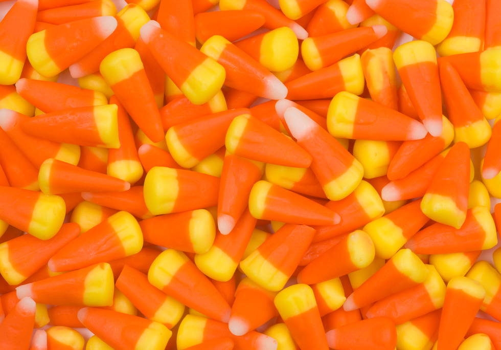 Halloween Candy Corn Background, Trick or Treat, October